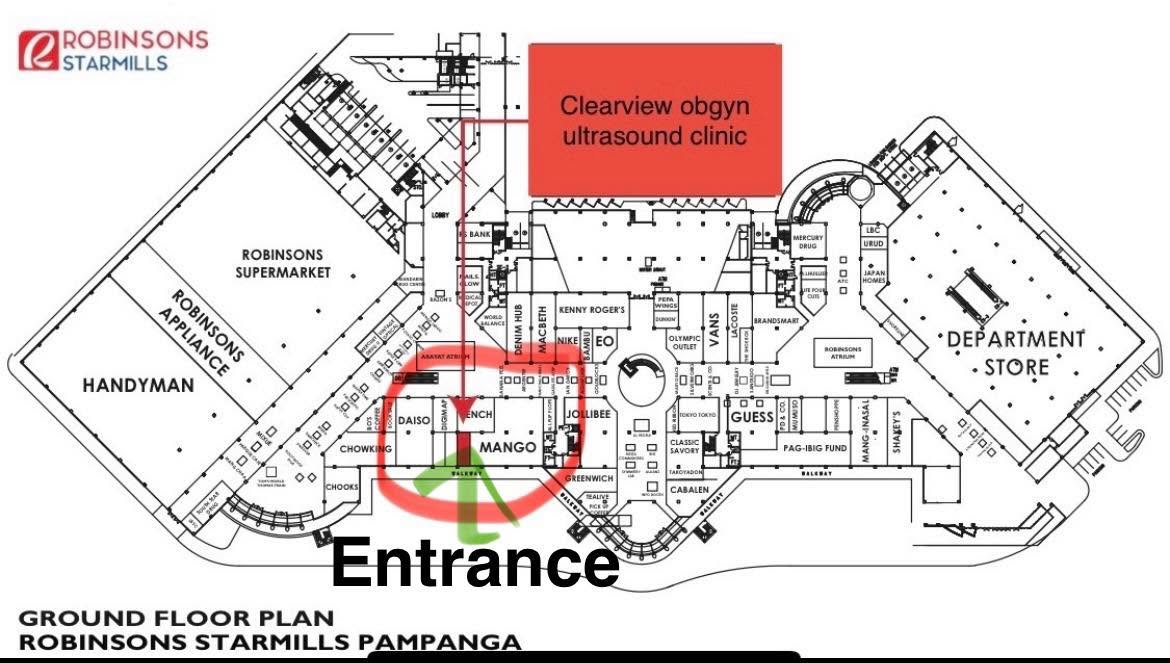 Clearview OBGYN Ultrasound Clinic Location Map